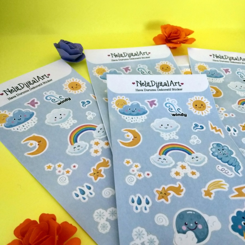 Hava Durumu Sticker Set