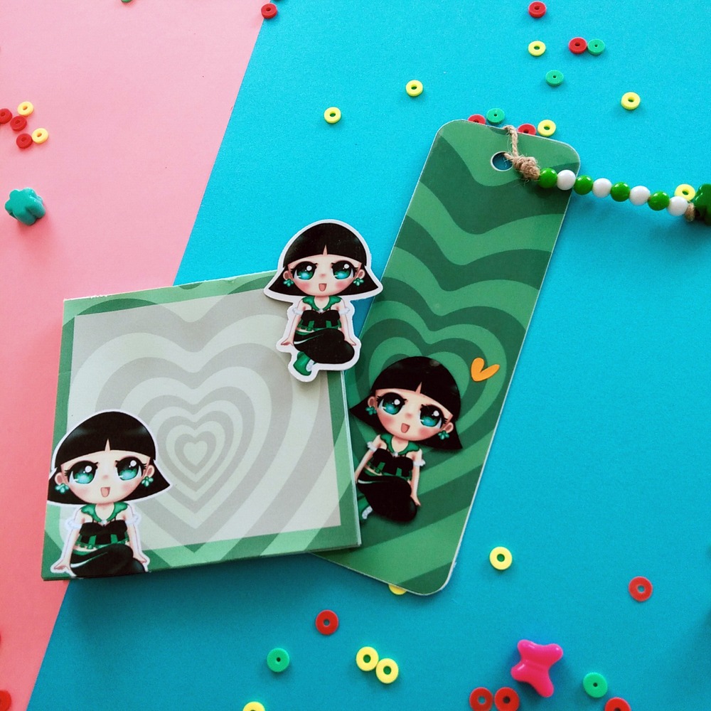 Powerpuffgirls Buttercup Temalı 3lü Set