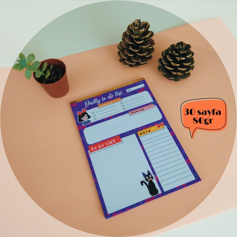 Kiki daily to do list 