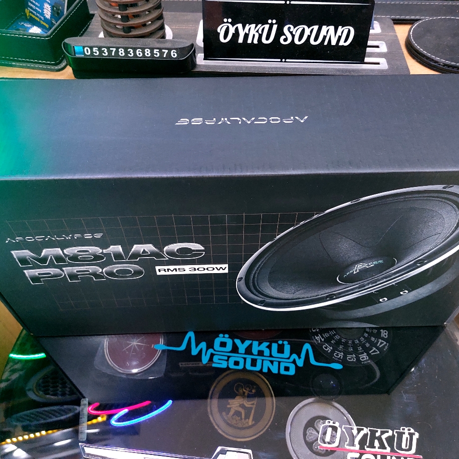APOCALYPSE 81AC PRO SERİSİ 20CM MİDRANGE 300RMS | ÖYKÜ SOUND OTO