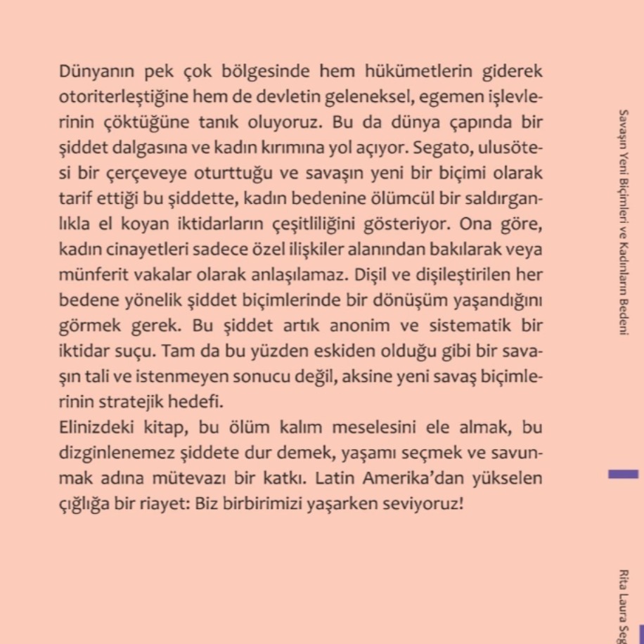 Savaşın Yeni Biçimleri ve Kadınların Bedeni