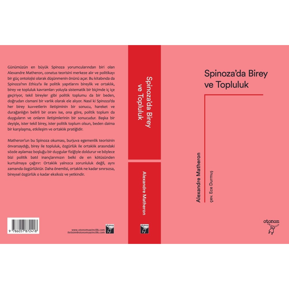 Spinoza'da Birey ve Topluluk