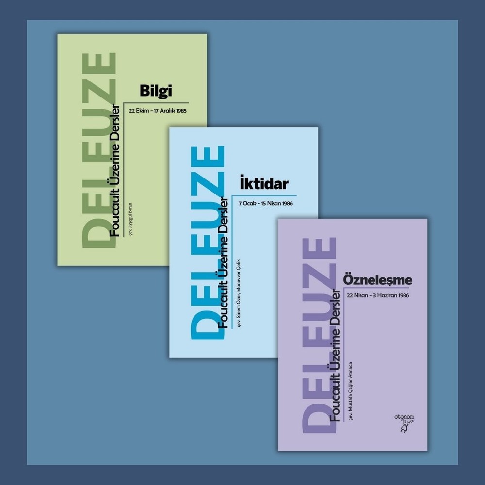 Deleuze'ün Foucault Üzerine Tüm Dersleri - 3 kitaplık set