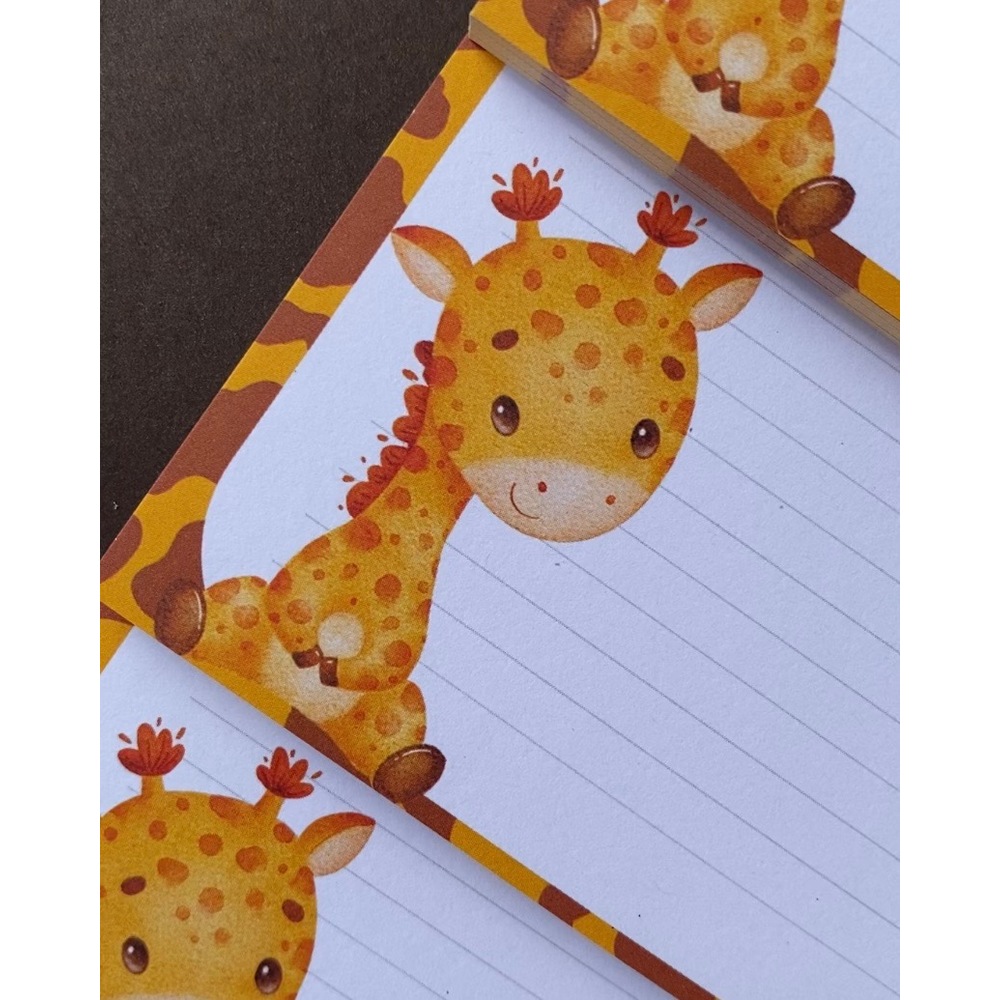 GIRAFFE Notepad A5 | PEARLYPAPER