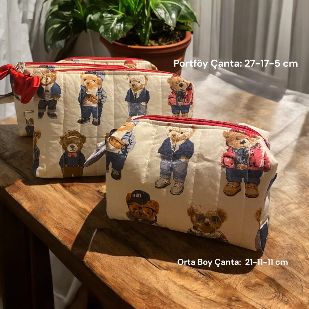 Teddy Bear Büyük Boy Organizer