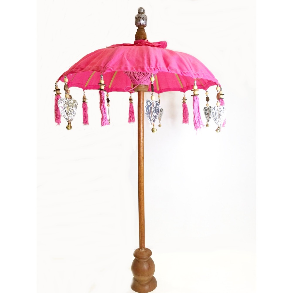 PRODİVA DEKORATİF BALİ ŞEMSİYESİ 90 CM PEMBE