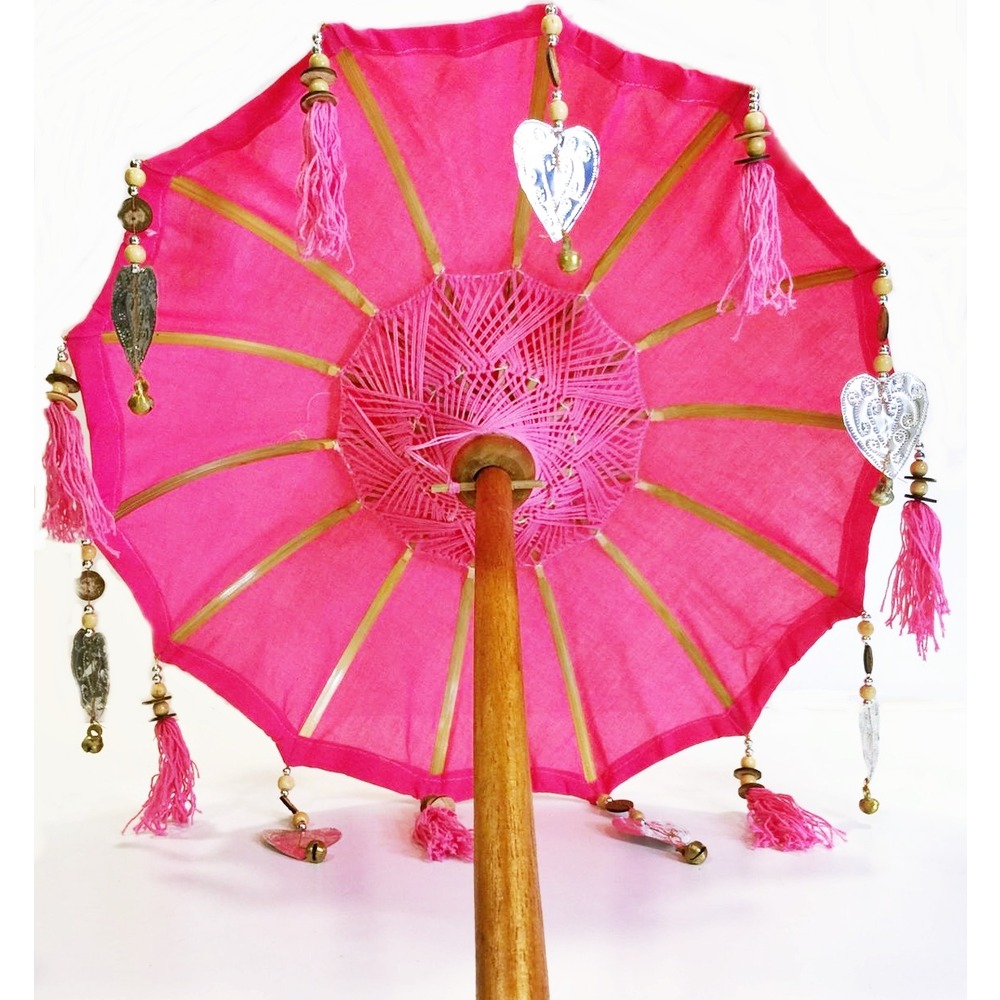PRODİVA DEKORATİF BALİ ŞEMSİYESİ 90 CM PEMBE