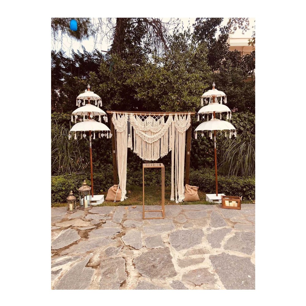 PRODİVA DEKORATİF 3 KATLI BALİ BAHÇE ŞEMSİYESİ