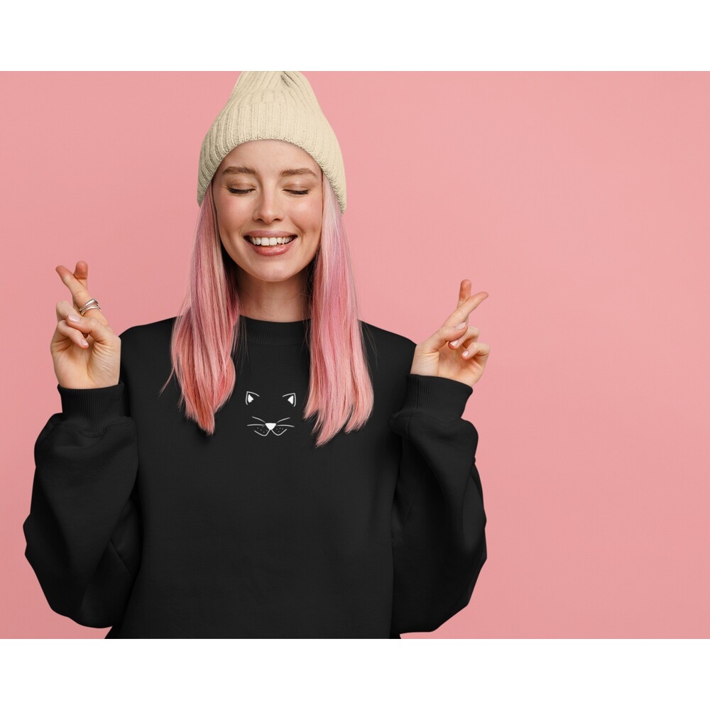 Felis Fethiye Kedi Baskılı %100 Pamuklu Sweatshirt 