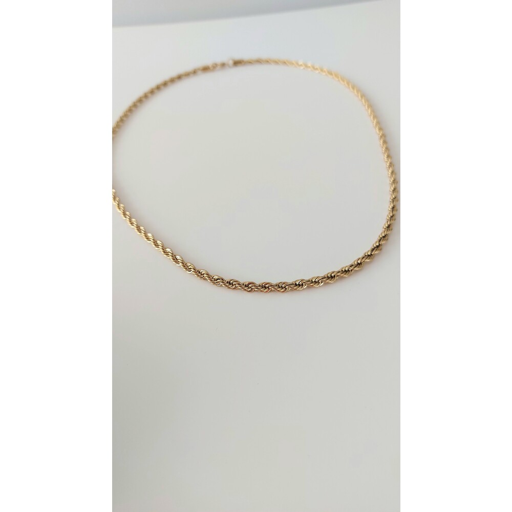 Çelik İnce Burgu Kolye-45cm
