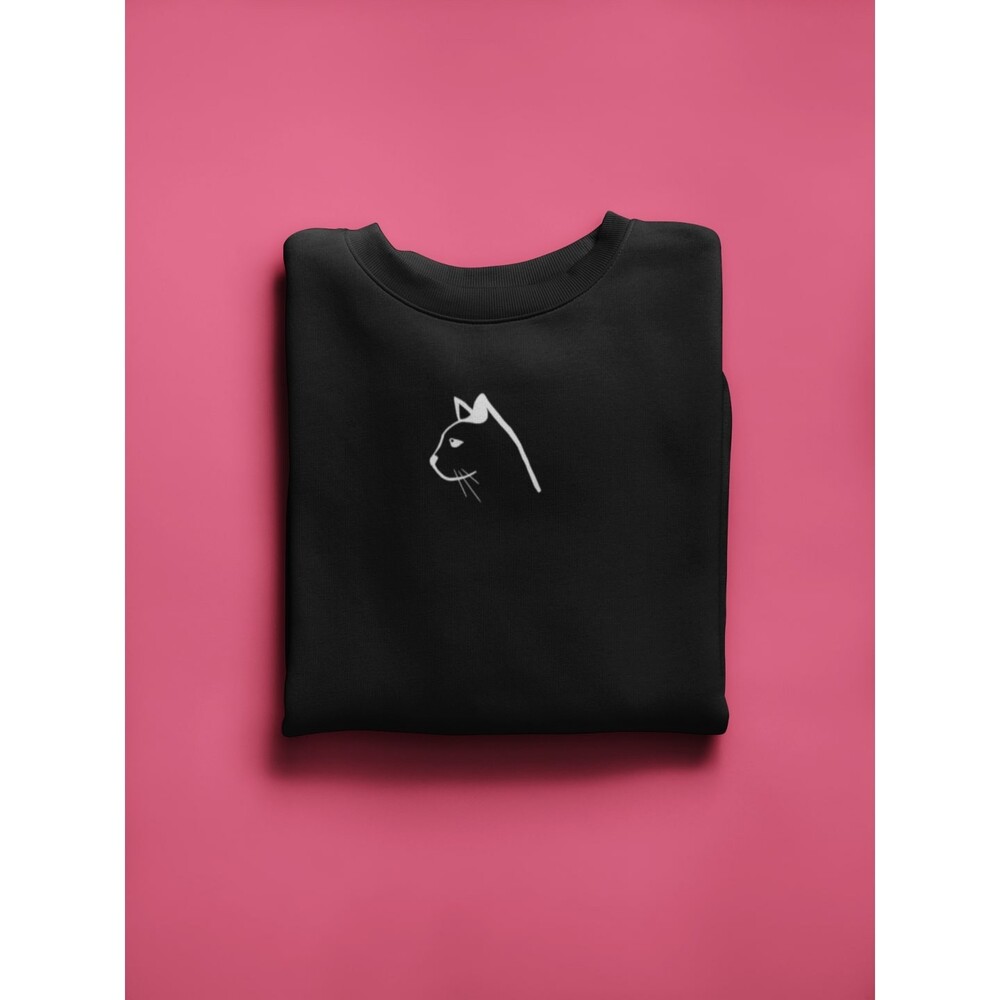 Felis Datça Kedi Baskılı %100Pamuklı Sweatshirt 