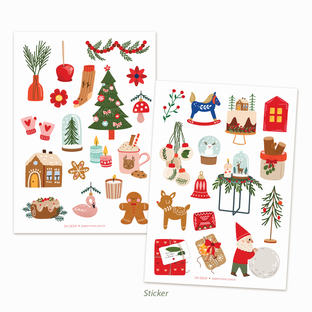 Oh Deer Sticker Seti