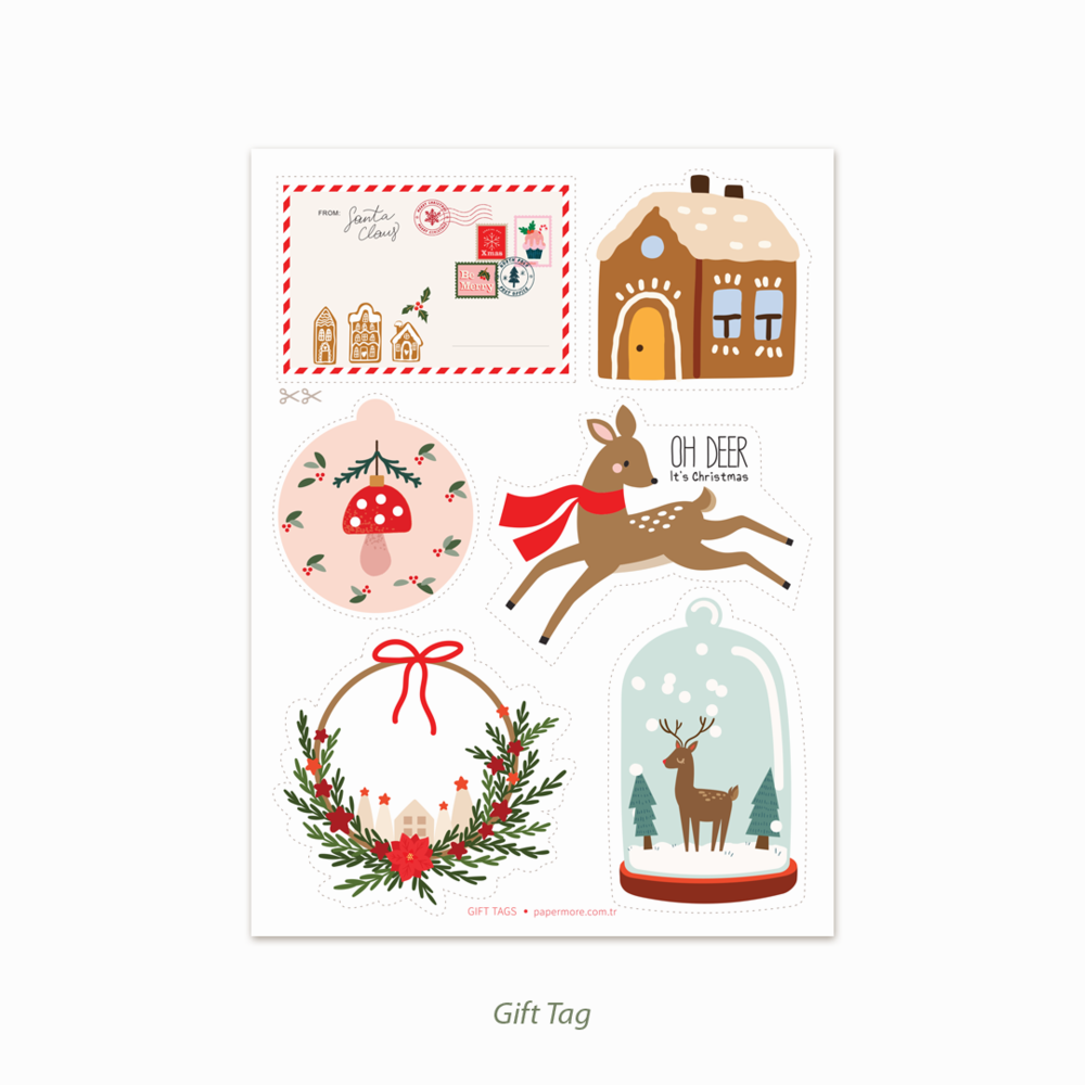 Oh Deer Sticker Seti