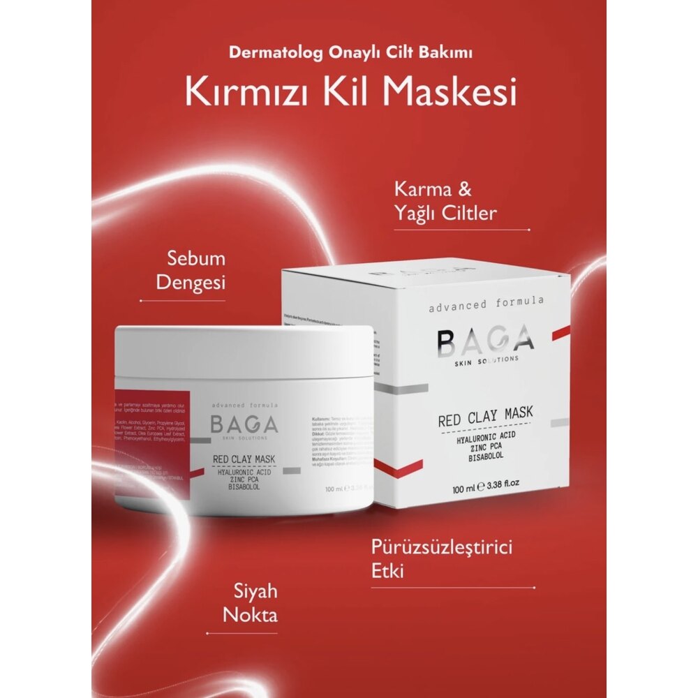 KIRMIZI KİL MASKESİ