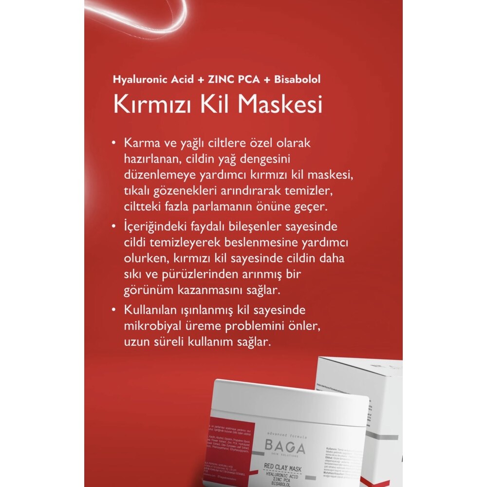 KIRMIZI KİL MASKESİ