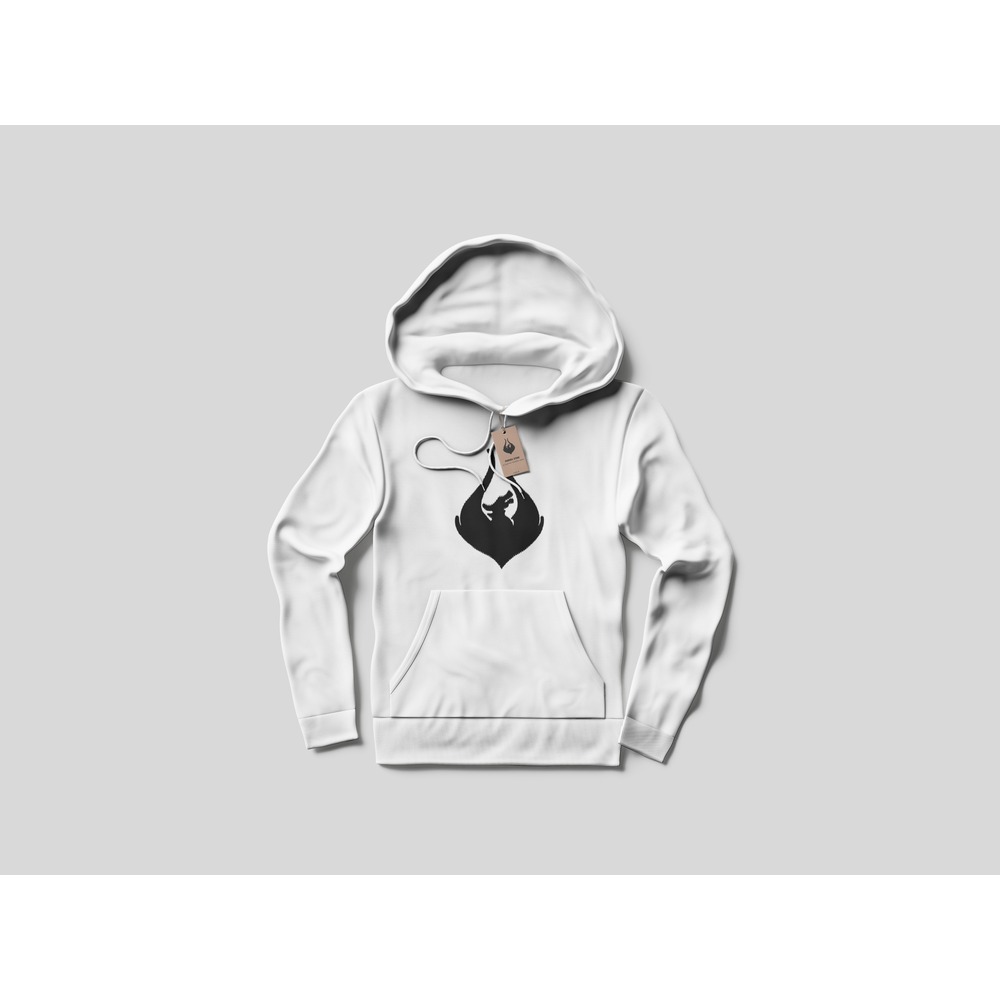 Phoenix Beyaz Hoodie