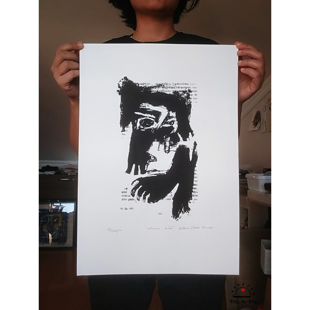 Unknown Dude Serigrafi Poster