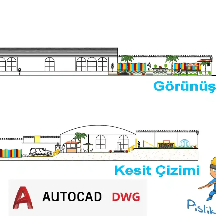 Kreş Projesi (AutoCAD DWG)