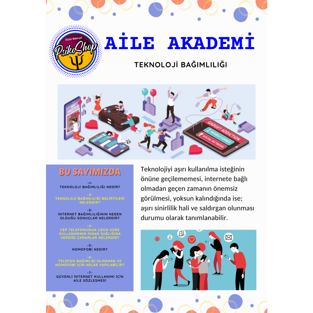 Teknoloji Bağımlılığı - Aile Bülteni