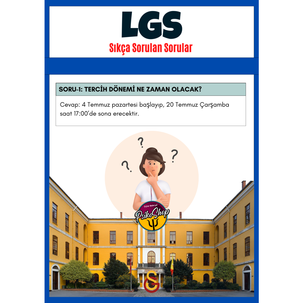 LGS Sıkça Sorulan Sorular Kitapçığı