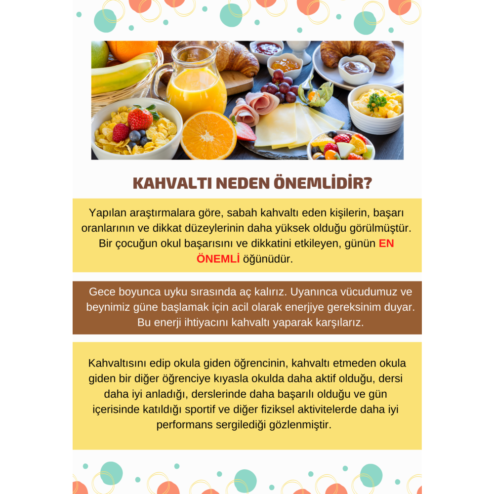 Sağlıklı Yaşam ve Beslenme - Aile Bülteni
