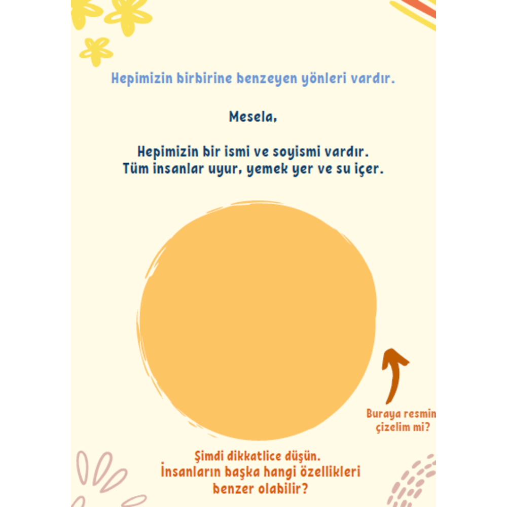 Farklılıklarımı Öğreniyorum- KİTAPÇIK 