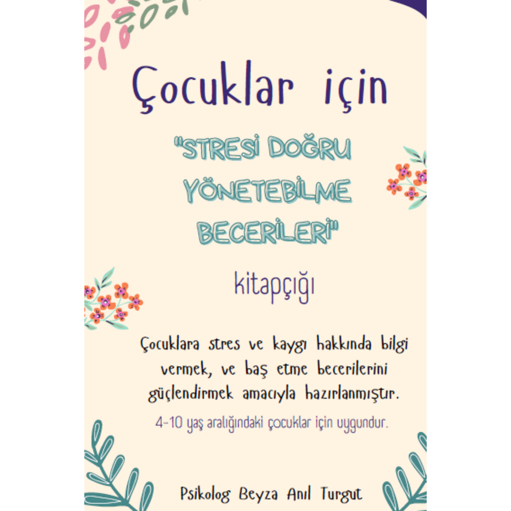 Çocuklar için stres yönetimi- KİTAPÇIK