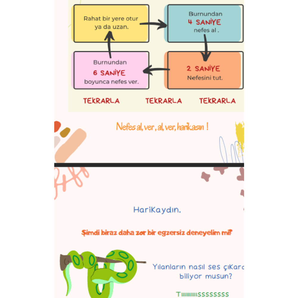 Çocuklar için stres yönetimi- KİTAPÇIK