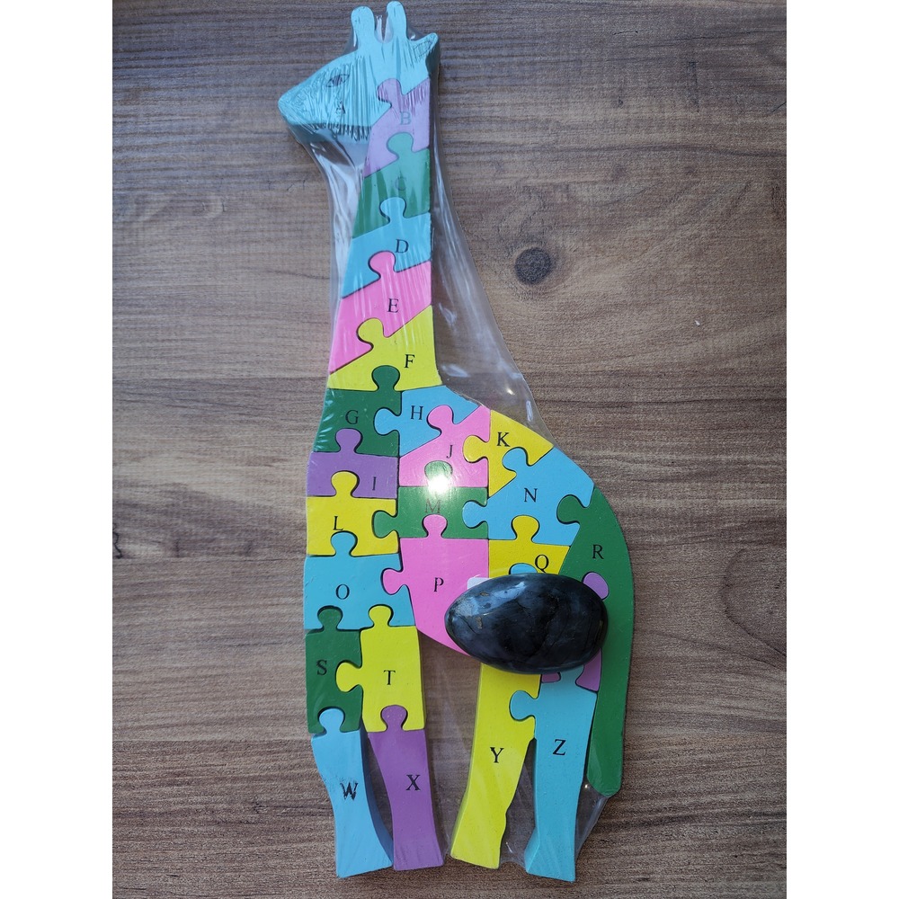 Zürafa Model Ahşap Puzzle