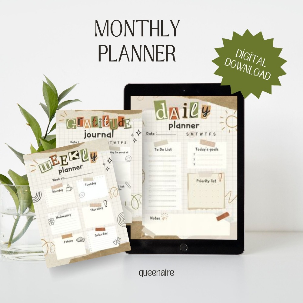 Monthly Planner | Queenaire