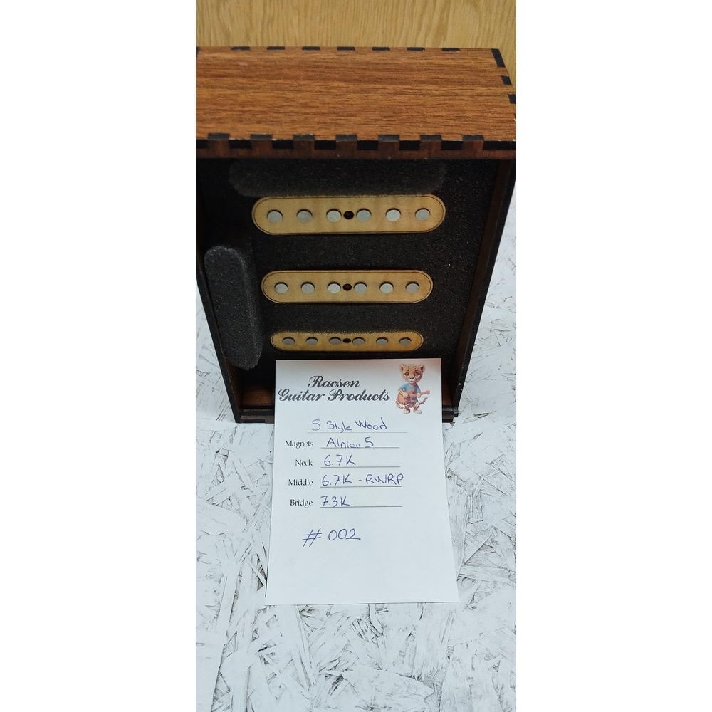 Racsen Wood Gitar Manyetik Seti (Strat Set)