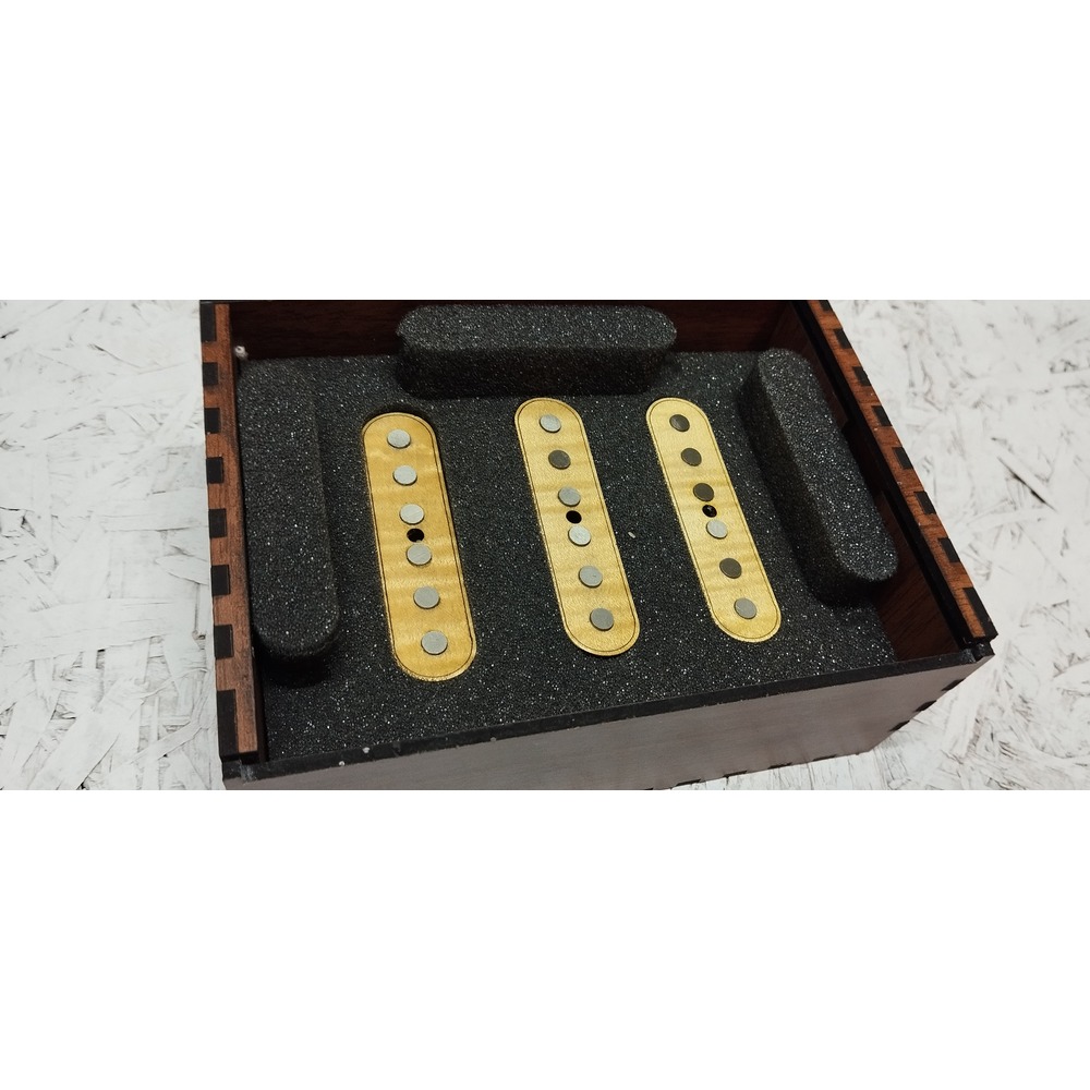 Racsen Wood Gitar Manyetik Seti (Strat Set)