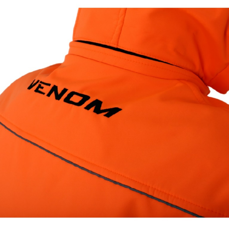 Venom Jaws Kapşonlu/Korumalı Softshell Mont (Turuncu) | Redline