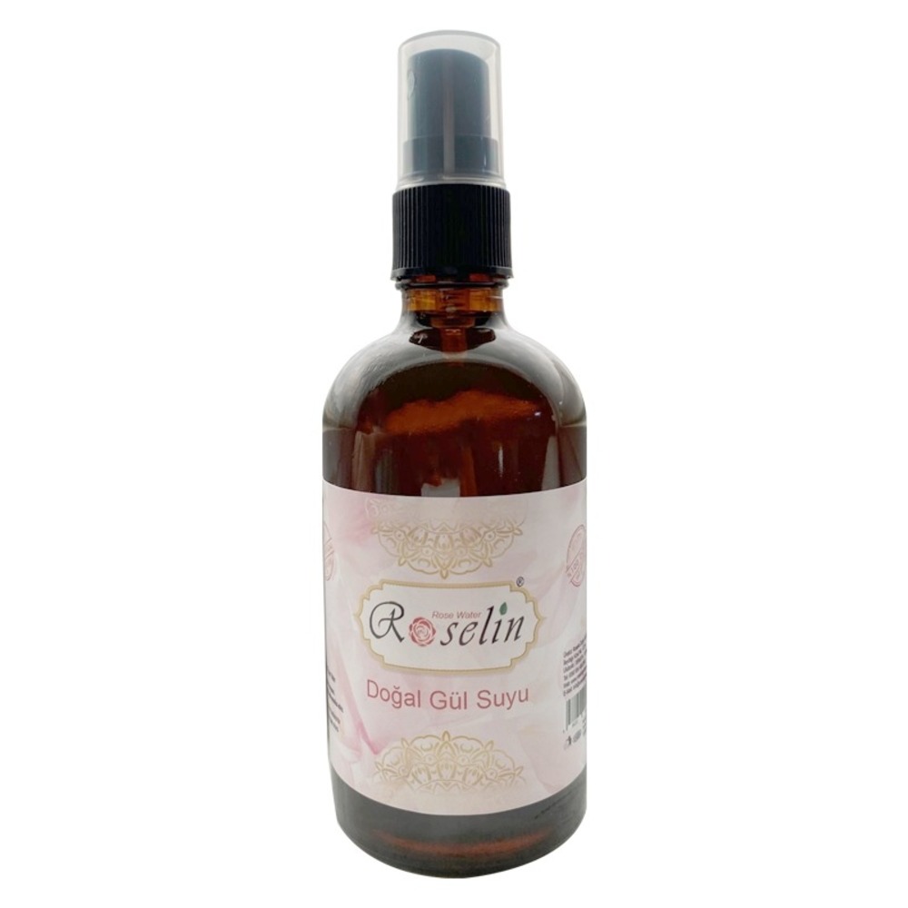 Roselin Doğal Gül Suyu Cam şişe Kutulu (100 ML)