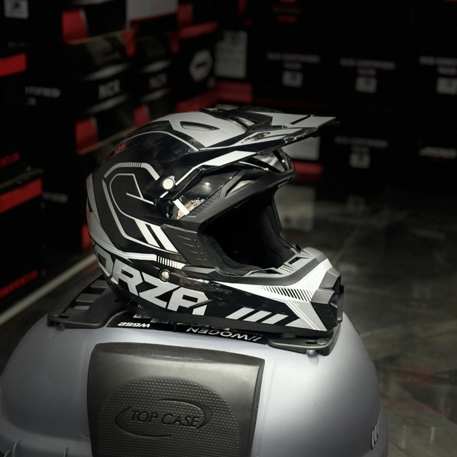 MTS PRO CROSS KASK N-600 SİLVER FORZA | Şeffaf Moto Ekipman & Aksesuar