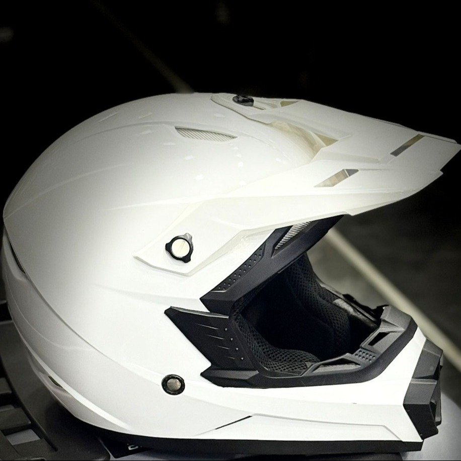 MTS PRO CFROSS KASKI N-600 BEYAZ FORZA | Şeffaf Moto Ekipman