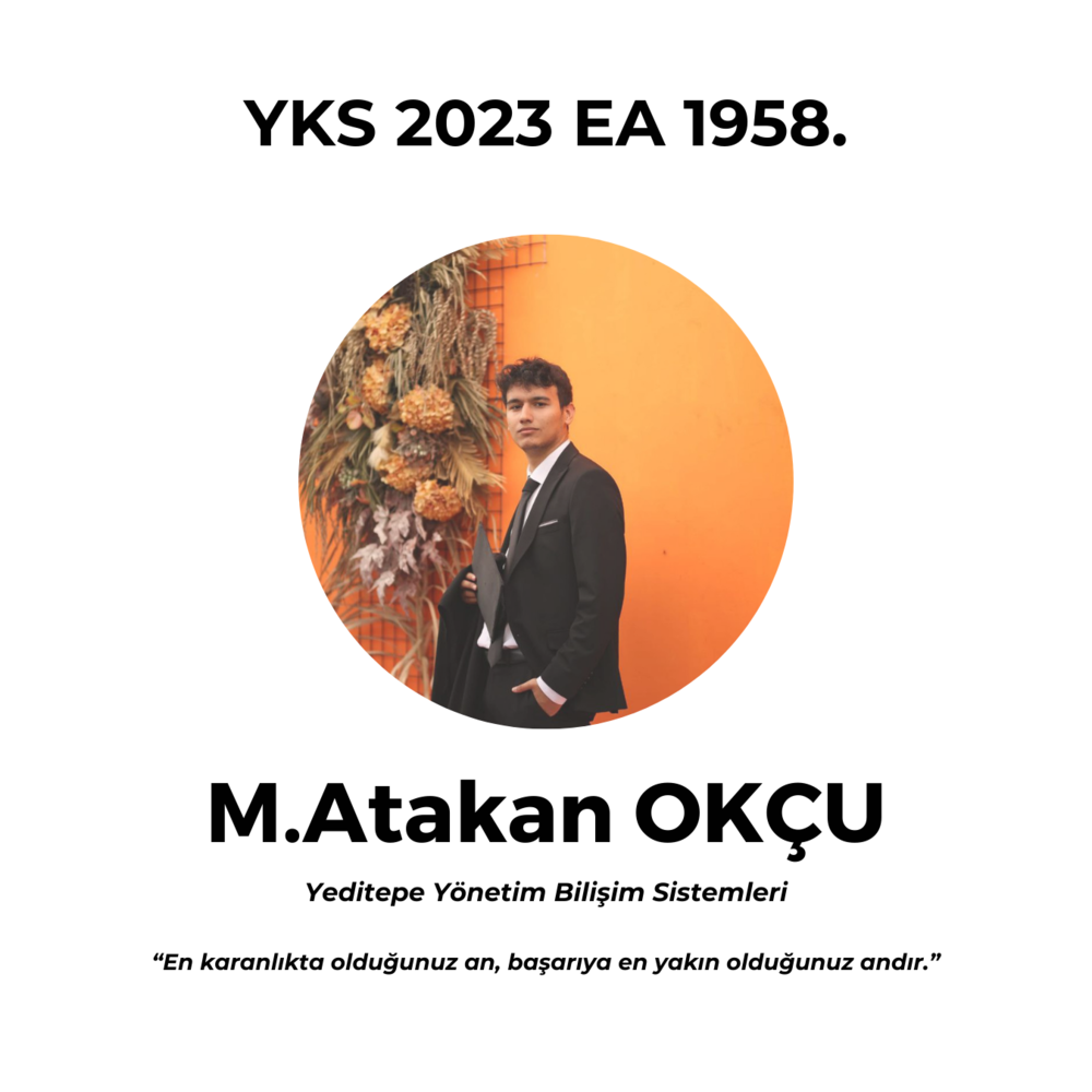 Mustafa Atakan Okçu - EA 1958. - Yeditepe Yönetim Bilişim Sistemleri