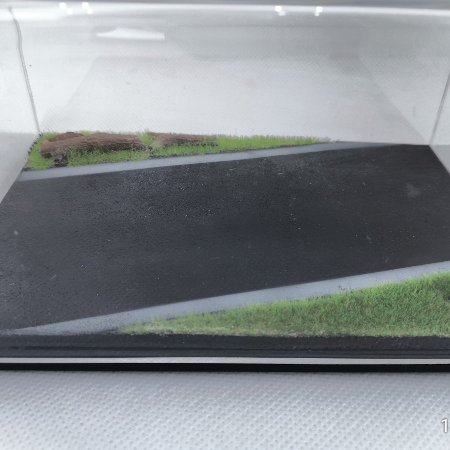 1/43-1/64 Ölçek Diecast Kır yolu Diorama Zemin ve Case