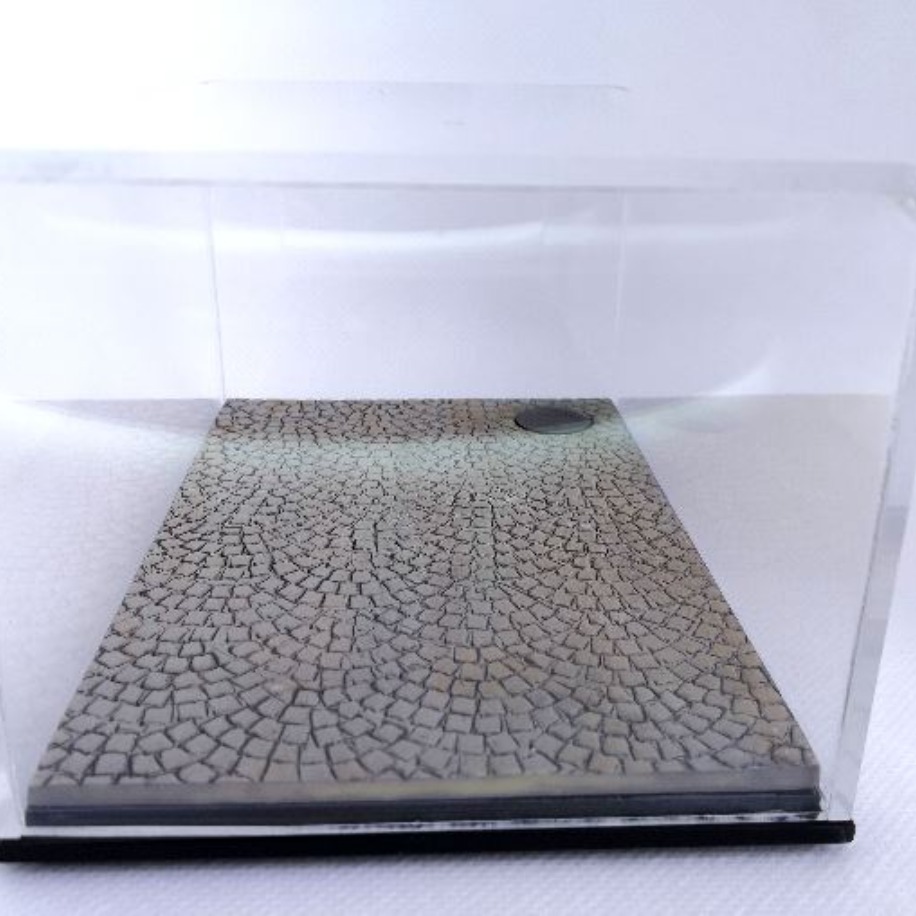 1/43-1/64 Ölçek Diecast Parke Yol Diorama Zemin ve Case