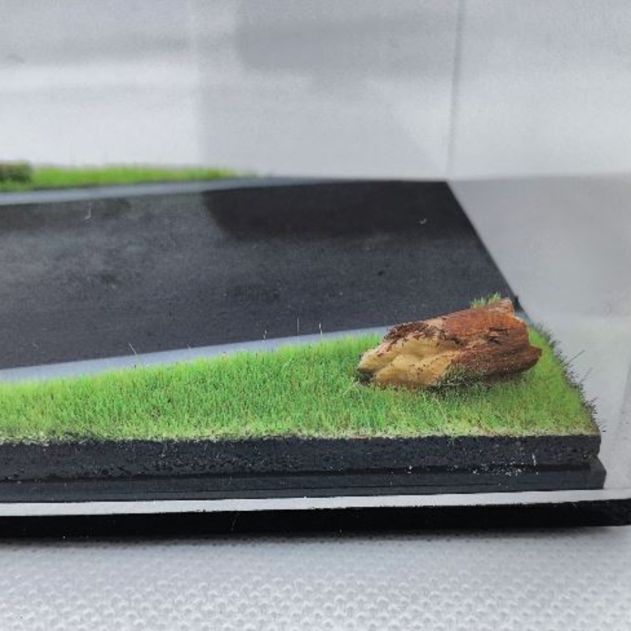 1/43-1/64 Ölçek Diecast Kır yolu Diorama Zemin ve Case