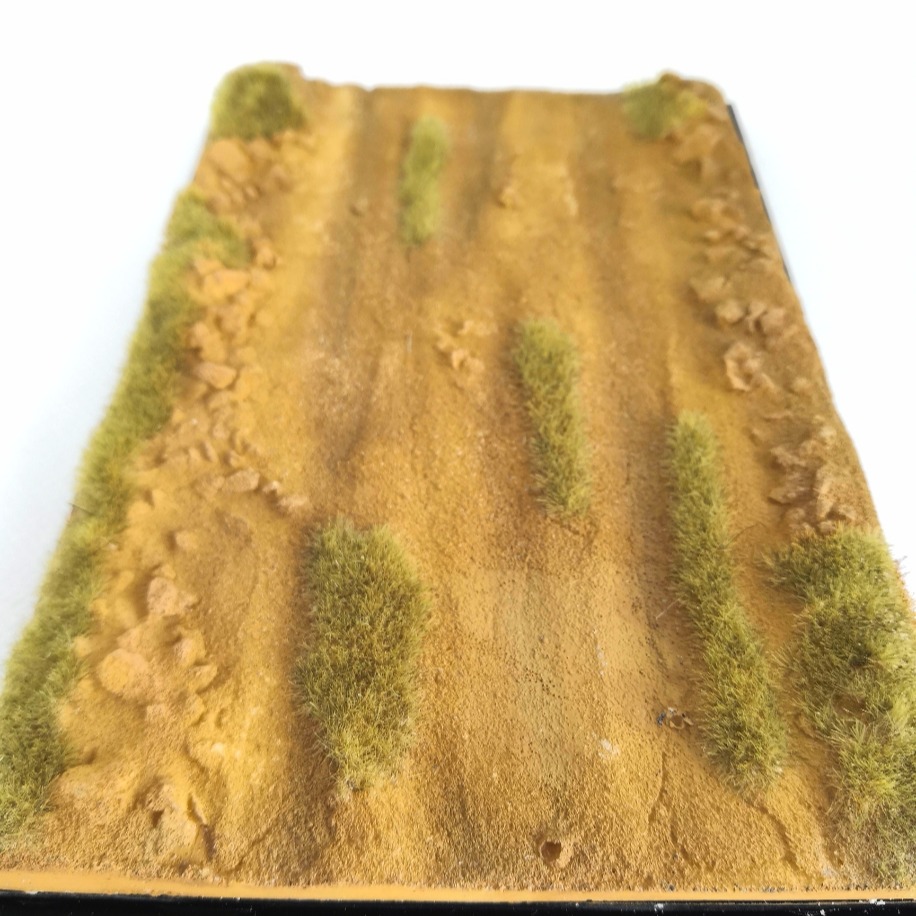 1/43-1/64 Ölçek Diecast Toprak Yol Diorama Zemin ve Case