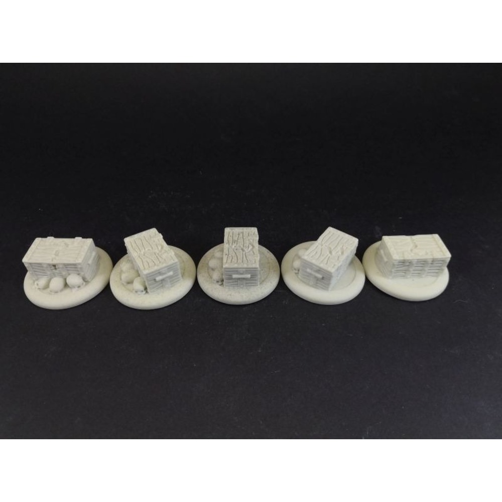 3 Kuru Kafalı Hazine Sandığı 28mm Ölçek için