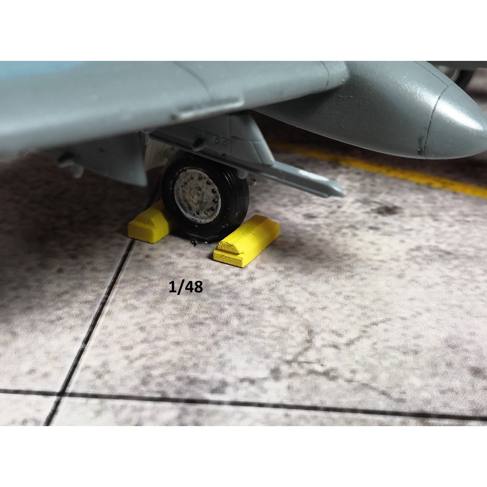 1/32 Aircraft Wheel Chock 6 Adet  (1 Set)