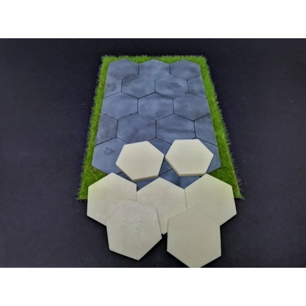 1/48 Soviet Hex Pist Zemin Blokları 18 Adet