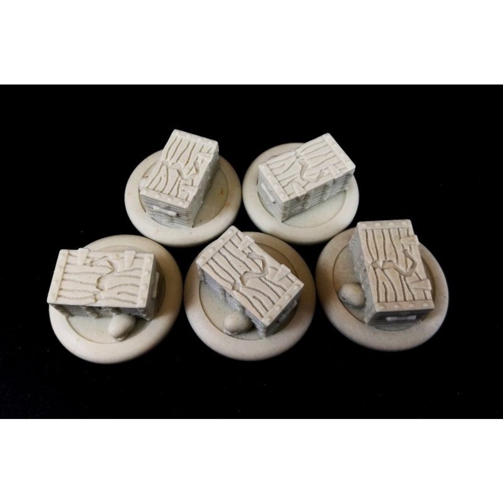 1 Kuru Kafalı Hazine Sandığı 28mm Ölçek için 