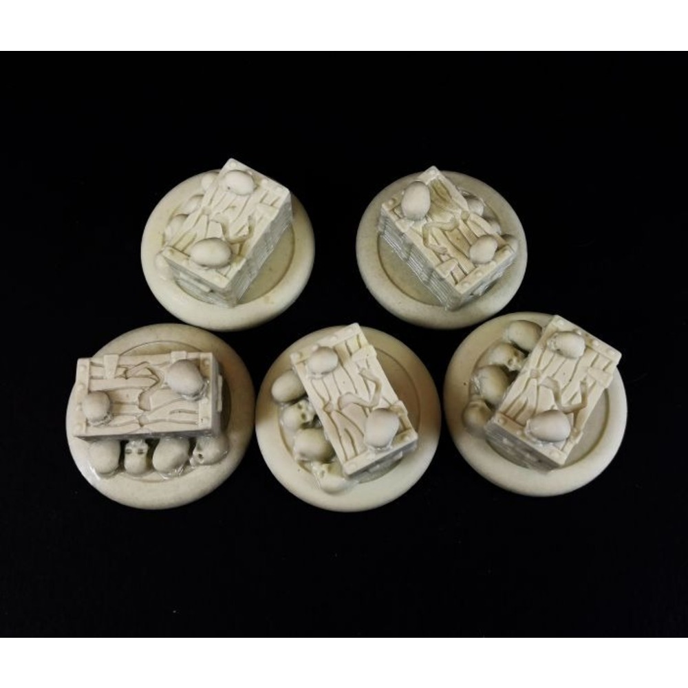 6 Kuru Kafalı Hazine Sandığı 28mm Ölçek için 
