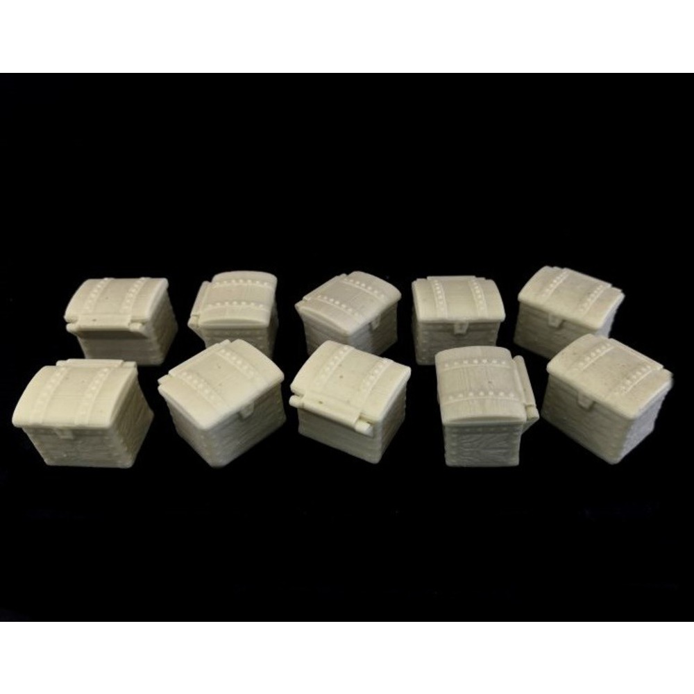 Sandıklar 10 Adet 28mm Ölçek için