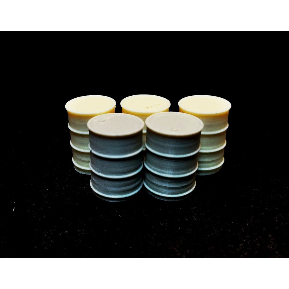 Çelik Varil Seti 5 Adet 28mm Ölçek için