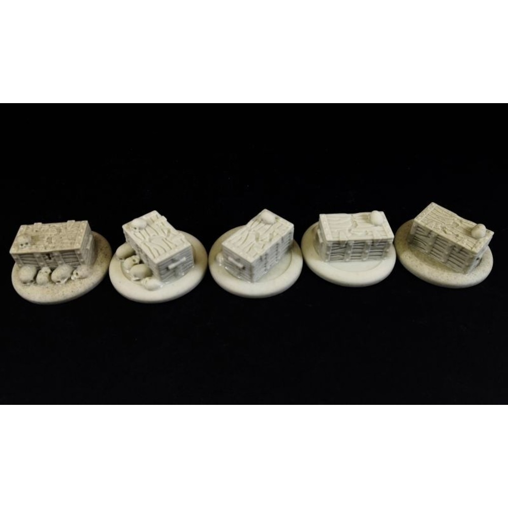 5 Kuru Kafalı Hazine Sandığı 28mm Ölçek için
