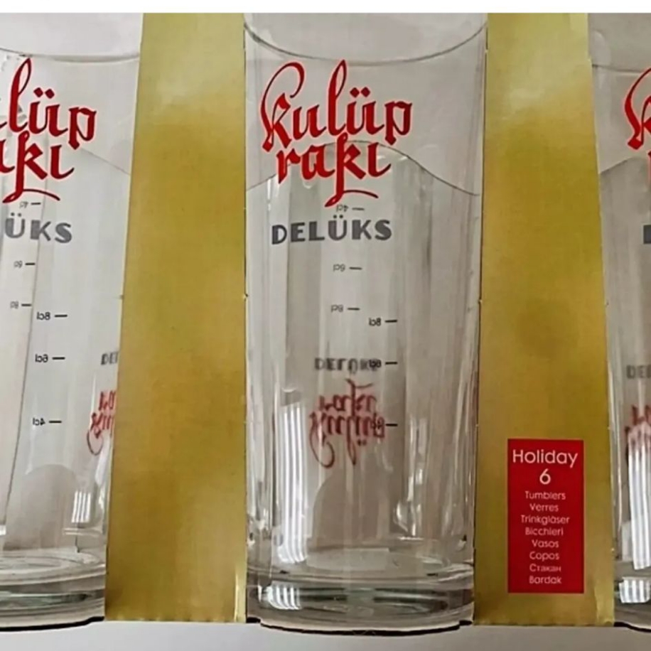 Kulüp Rakı Delüks Rakı Bardakları 6 adet | SATURNO78